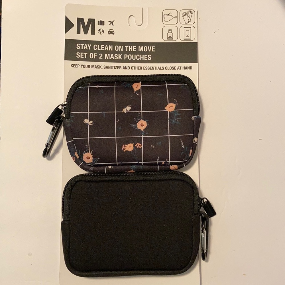 Mytagalongs set of 2 MASK POUCHES